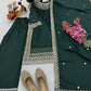 Premium Natural Crêpe Embroidered Sharara Suit with Dupatta – 8 Colors