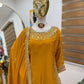 Premium Natural Crêpe Embroidered Sharara Suit with Dupatta – 8 Colors