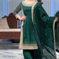 Premium Natural Crêpe Embroidered Sharara Suit with Dupatta – 8 Colors