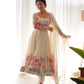Premium Organza Silk Anarkali Set with Badla Work and Dupatta