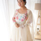 Premium Organza Silk Anarkali Set with Badla Work and Dupatta