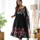 Premium Organza Silk Anarkali Set with Badla Work and Dupatta