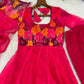 Premium Organza Silk Anarkali Set with Badla Work and Dupatta