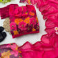 Premium Organza Silk Anarkali Set with Badla Work and Dupatta