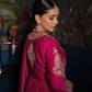 Premium Roman Silk Anarkali with Palazzo & Dupatta