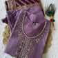 Premium Roman Silk Kurta Set with Jacquard Dupatta
