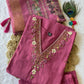 Premium Roman Silk Kurta Set with Jacquard Dupatta