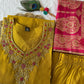 Premium Roman Silk Kurta Set with Jacquard Dupatta
