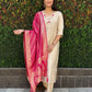 Premium Roman Silk Kurta Set with Jacquard Dupatta