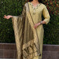 Premium Roman Silk Kurta Set with Jacquard Dupatta