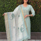 Premium Roman Silk Kurta Set with Jacquard Dupatta