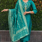 Premium Roman Silk Kurta Set with Jacquard Dupatta