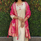 Premium Roman Silk Kurta Set with Jacquard Dupatta