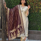 Premium Roman Silk Kurta Set with Jacquard Dupatta