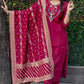 Premium Roman Silk Kurta Set with Jacquard Dupatta