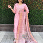 Premium Roman Silk Kurta Set with Jacquard Dupatta