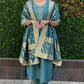 Premium Roman Silk Kurta Set with Jacquard Dupatta