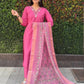Premium Roman Silk Kurta Set with Jacquard Dupatta