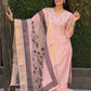 Premium Roman Silk Kurta Set with Jacquard Dupatta