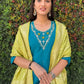 Premium Roman Silk Kurta Set with Jacquard Dupatta