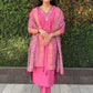 Premium Roman Silk Kurta Set with Jacquard Dupatta