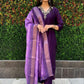 Premium Roman Silk Kurta Set with Jacquard Dupatta