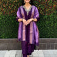Premium Roman Silk Kurta Set with Jacquard Dupatta