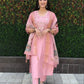 Premium Roman Silk Kurta Set with Jacquard Dupatta