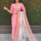 Premium Roman Silk Kurta Set with Jacquard Dupatta