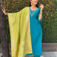 Premium Roman Silk Kurta Set with Jacquard Dupatta