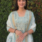 Premium Roman Silk Kurta Set with Jacquard Dupatta