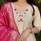 Premium Roman Silk Kurta Set with Jacquard Dupatta