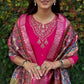 Premium Roman Silk Kurta Set with Jacquard Dupatta