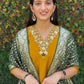 Premium Roman Silk Kurta Set with Jacquard Dupatta