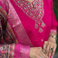 Premium Roman Silk Kurta Set with Jacquard Dupatta
