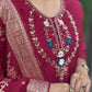 Premium Roman Silk Kurta Set with Jacquard Dupatta