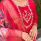 Premium Roman Silk Kurta Set with Jacquard Dupatta