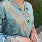 Premium Roman Silk Kurta Set with Jacquard Dupatta