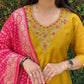 Premium Roman Silk Kurta Set with Jacquard Dupatta