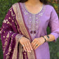 Premium Roman Silk Kurta Set with Jacquard Dupatta