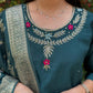 Premium Roman Silk Kurta Set with Jacquard Dupatta