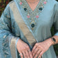 Premium Roman Silk Kurta Set with Jacquard Dupatta