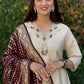 Premium Roman Silk Kurta Set with Jacquard Dupatta