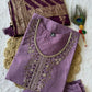 Premium Roman Silk Kurta Set with Jacquard Dupatta
