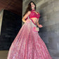 Premium Satin Silk Sequins Lehenga Set