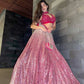 Premium Satin Silk Sequins Lehenga Set