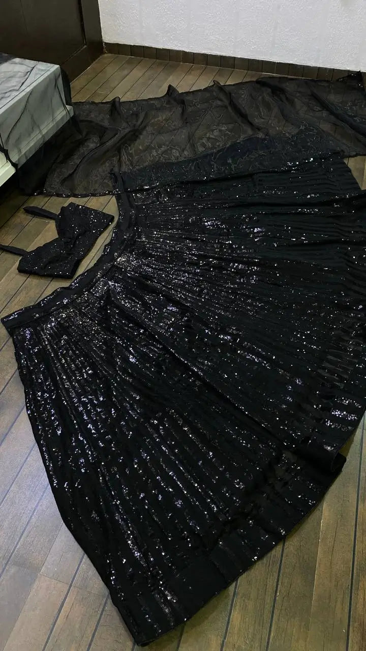 Premium Sequin Georgette Lehenga Set for party