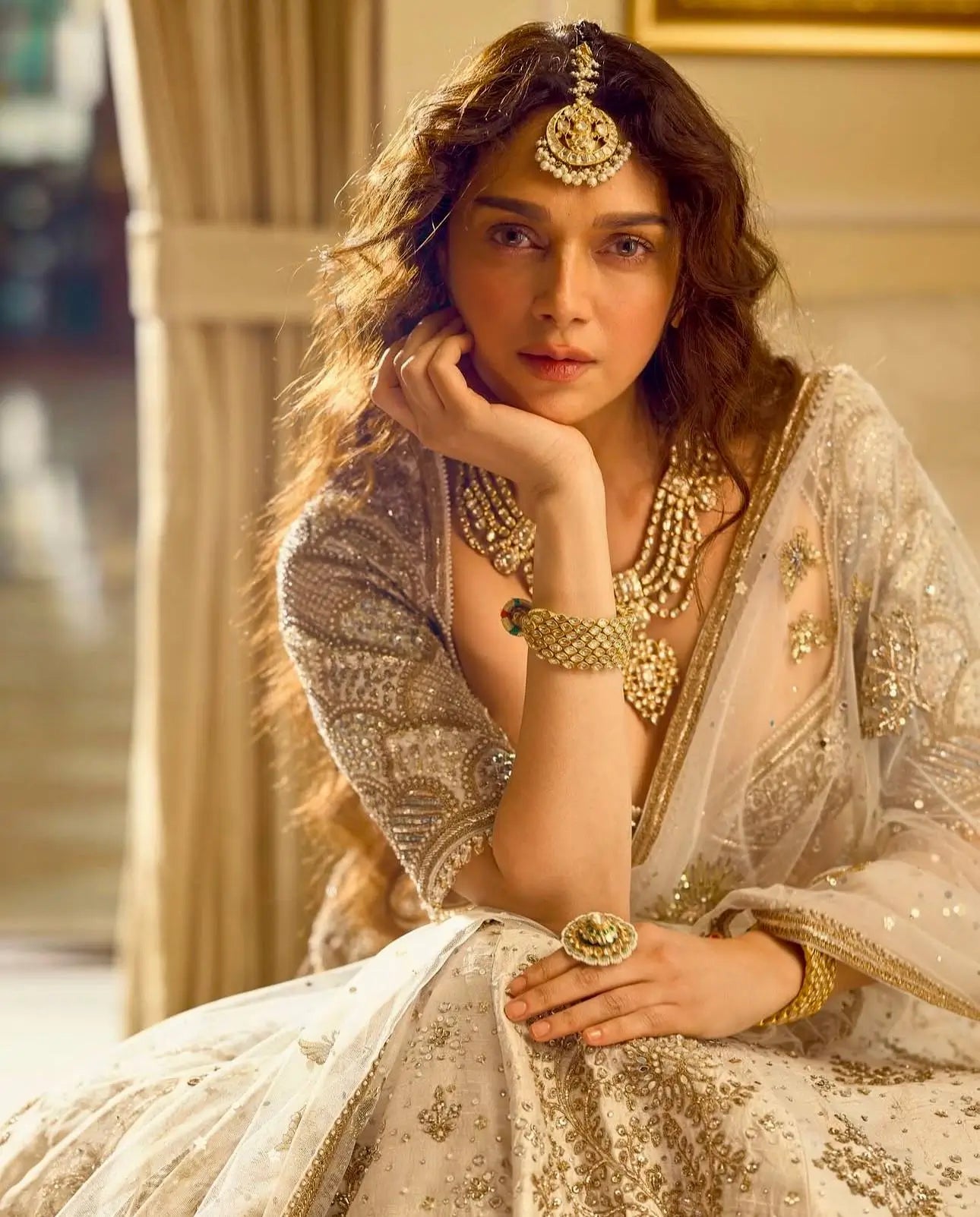 Premium Slub Silk Embroidered Lehenga Set