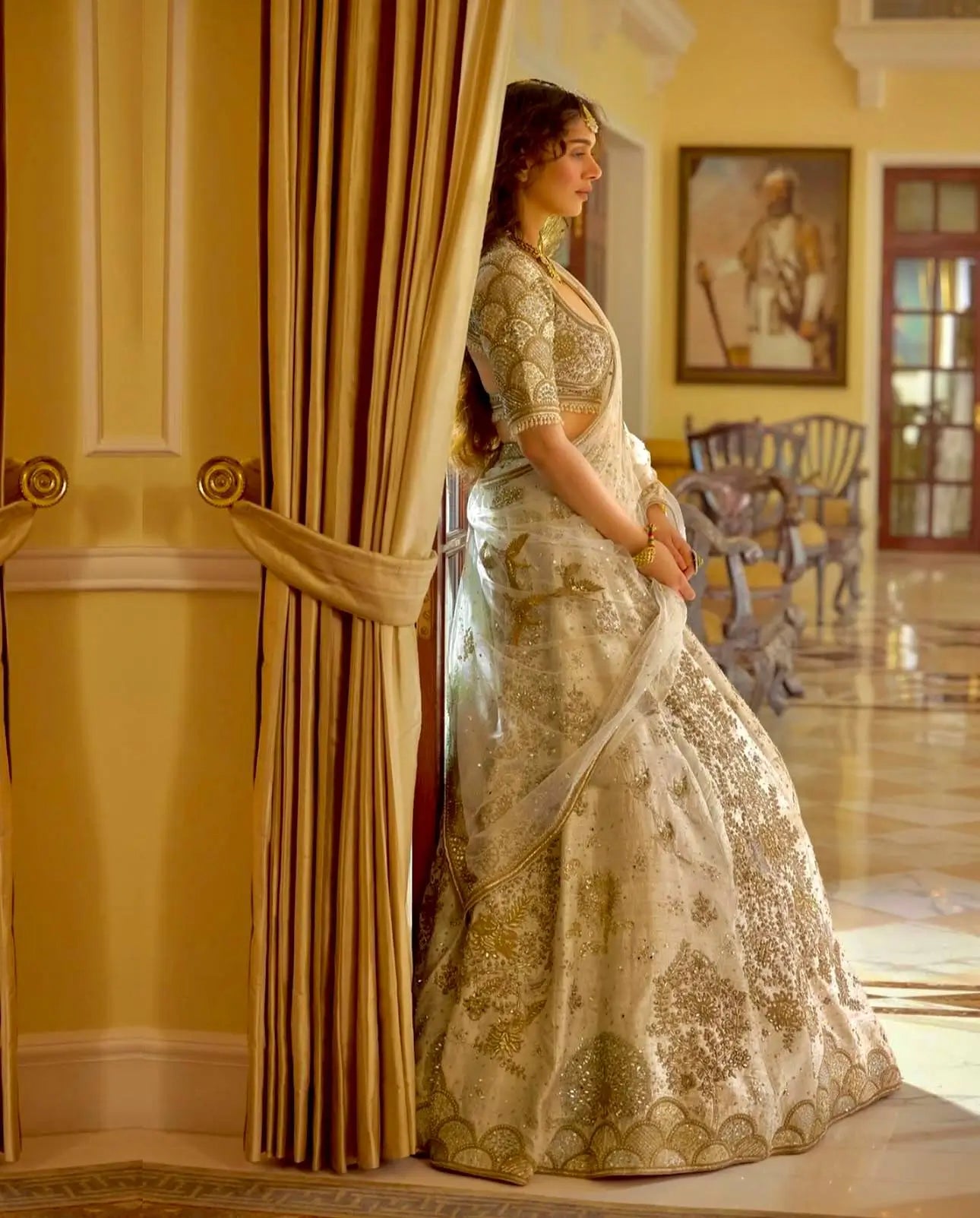 Premium Slub Silk Embroidered Lehenga Set