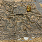 Premium Space Silk Gold Beads Handwork Saree